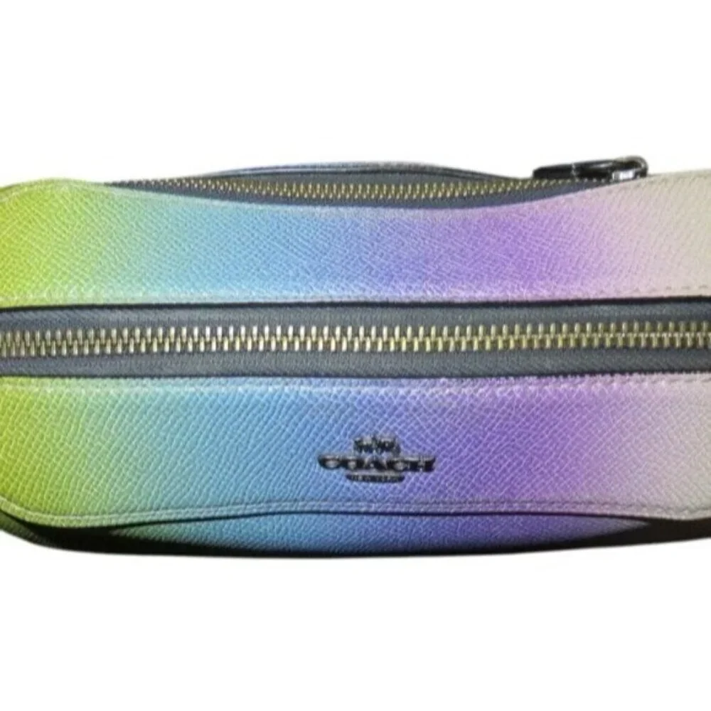 Coach Mini Bennett Cross grain leather Crossbody in Gradient Ombre Dégradé 91456